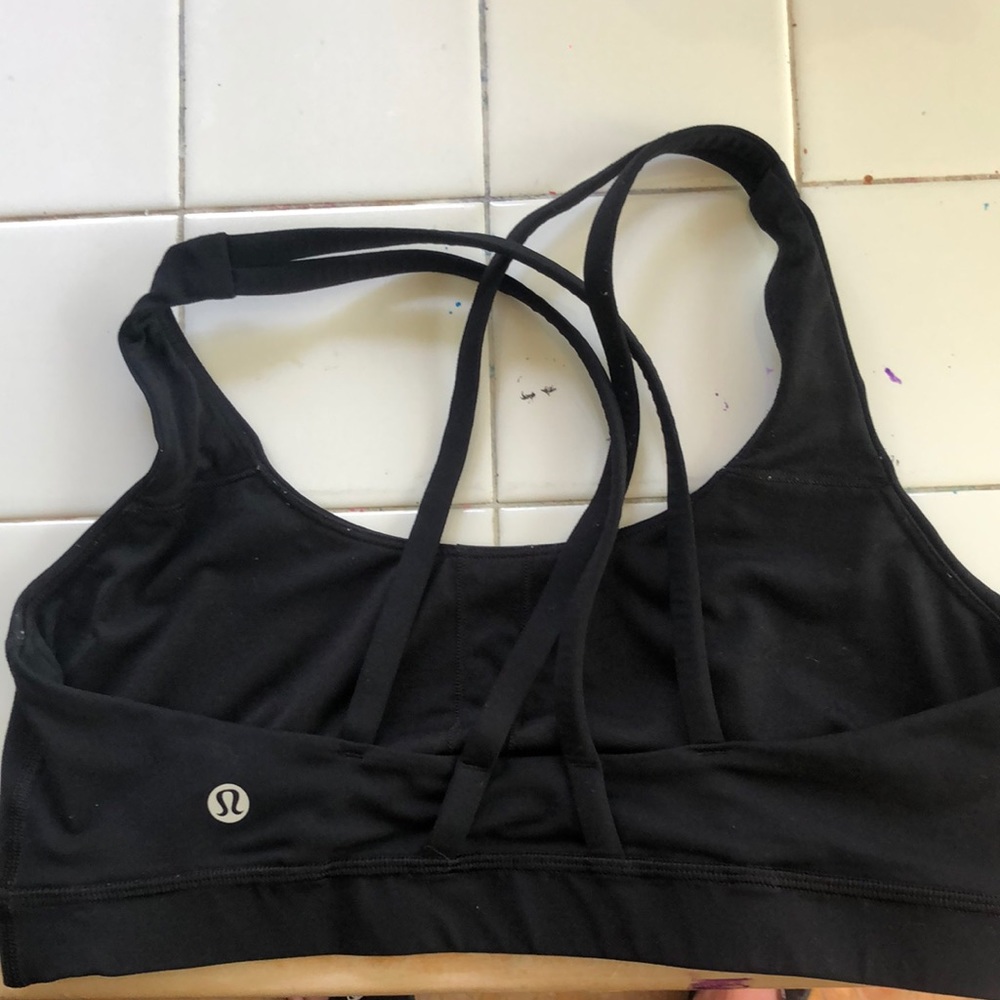 Lululemon black energy bra!